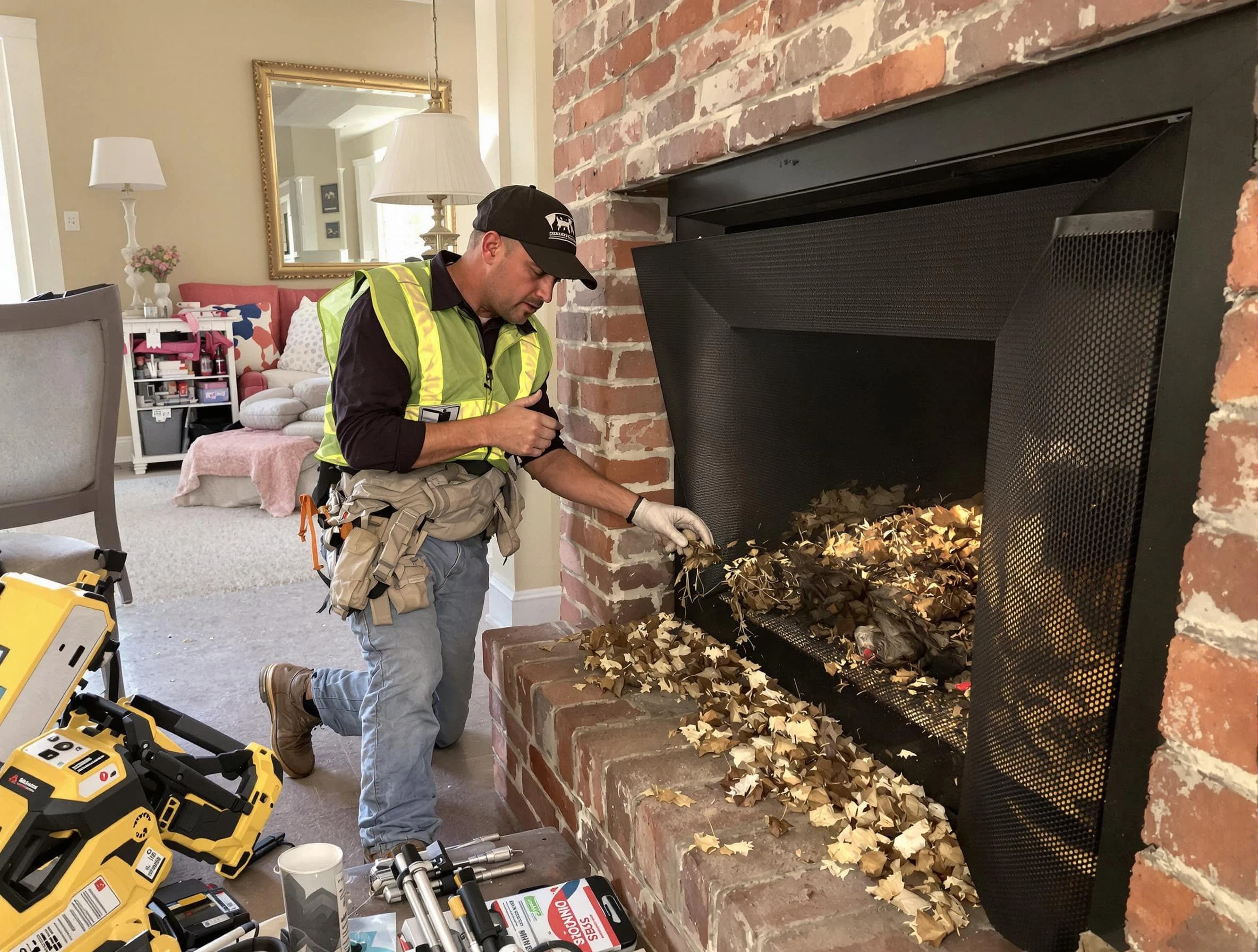 Safe screening installation by Wyncote Chimney Sweep in Wyncote, PA