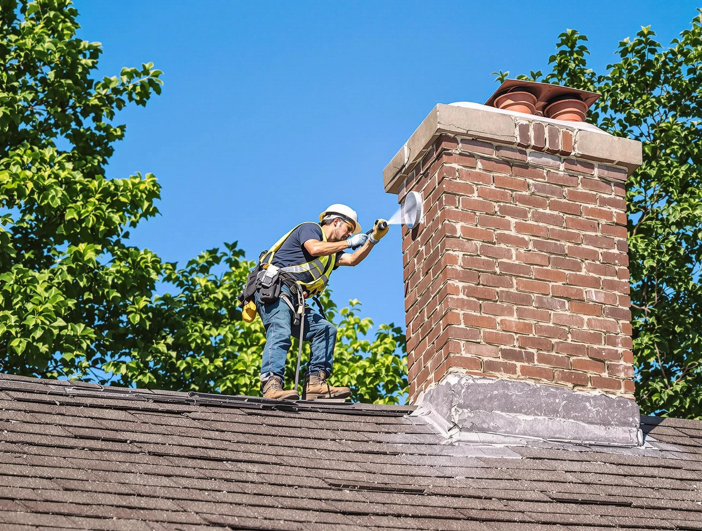 Wyncote Chimney Sweep performing an inspection with advanced tools in Wyncote, PA