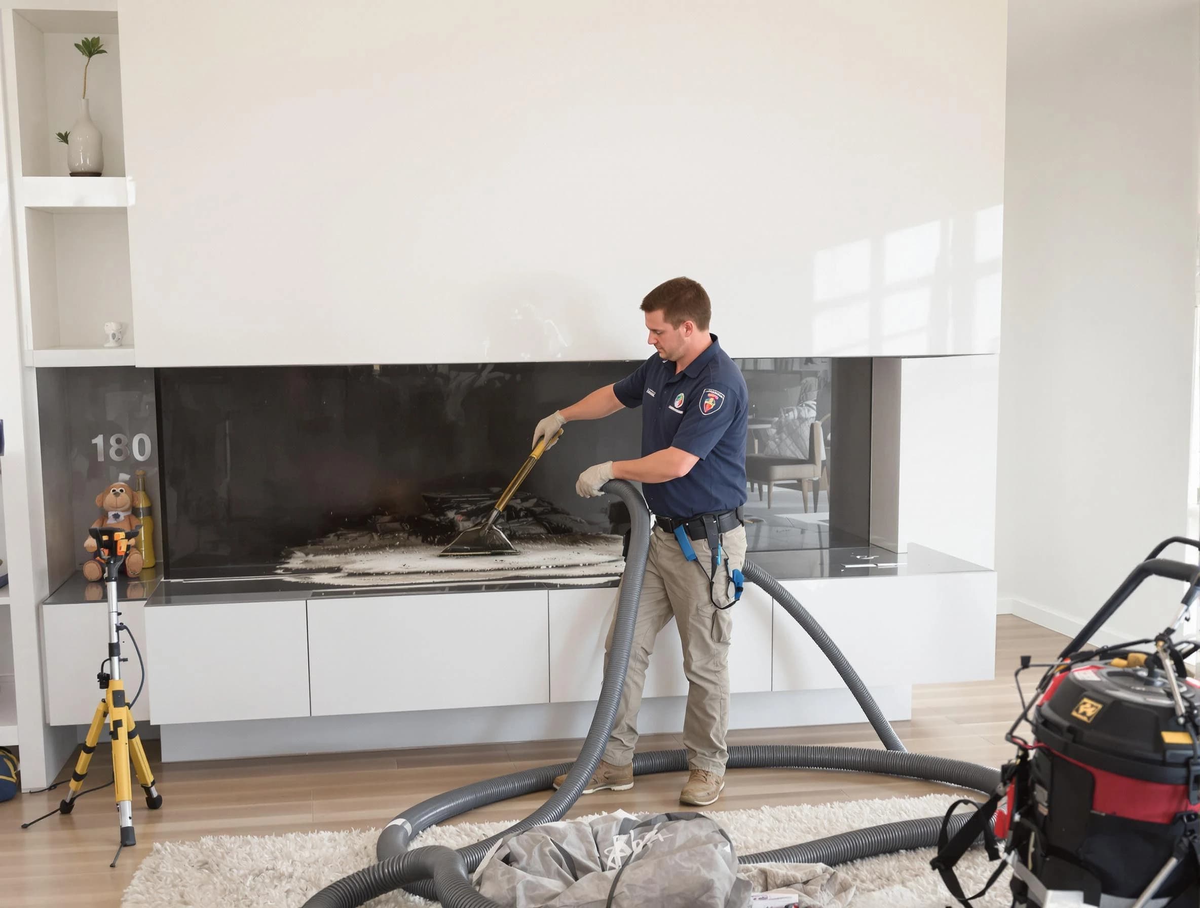Wyncote Chimney Sweep technician providing chimney sweeping services in Wyncote, PA