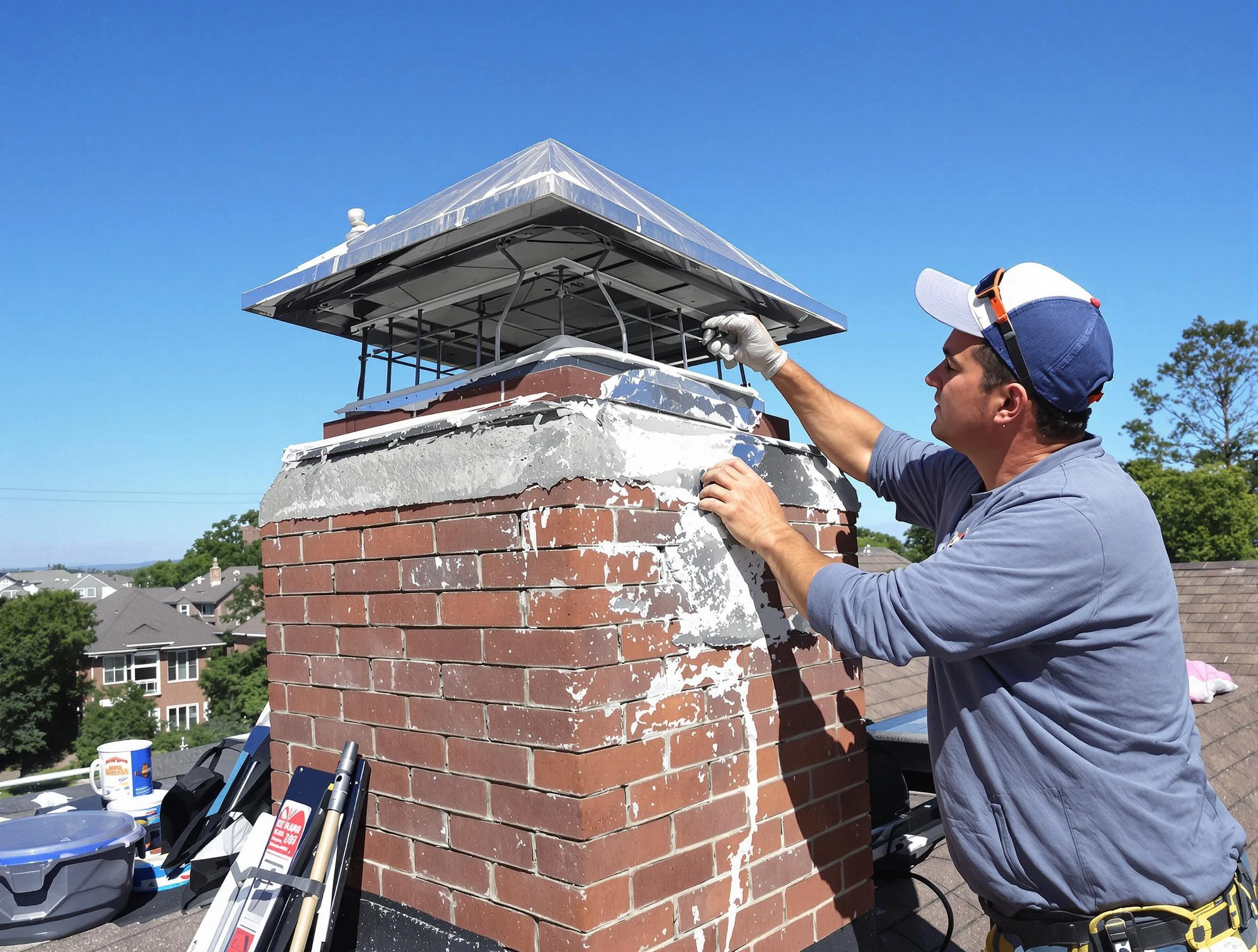 Chimney Crown Services in Wyncote