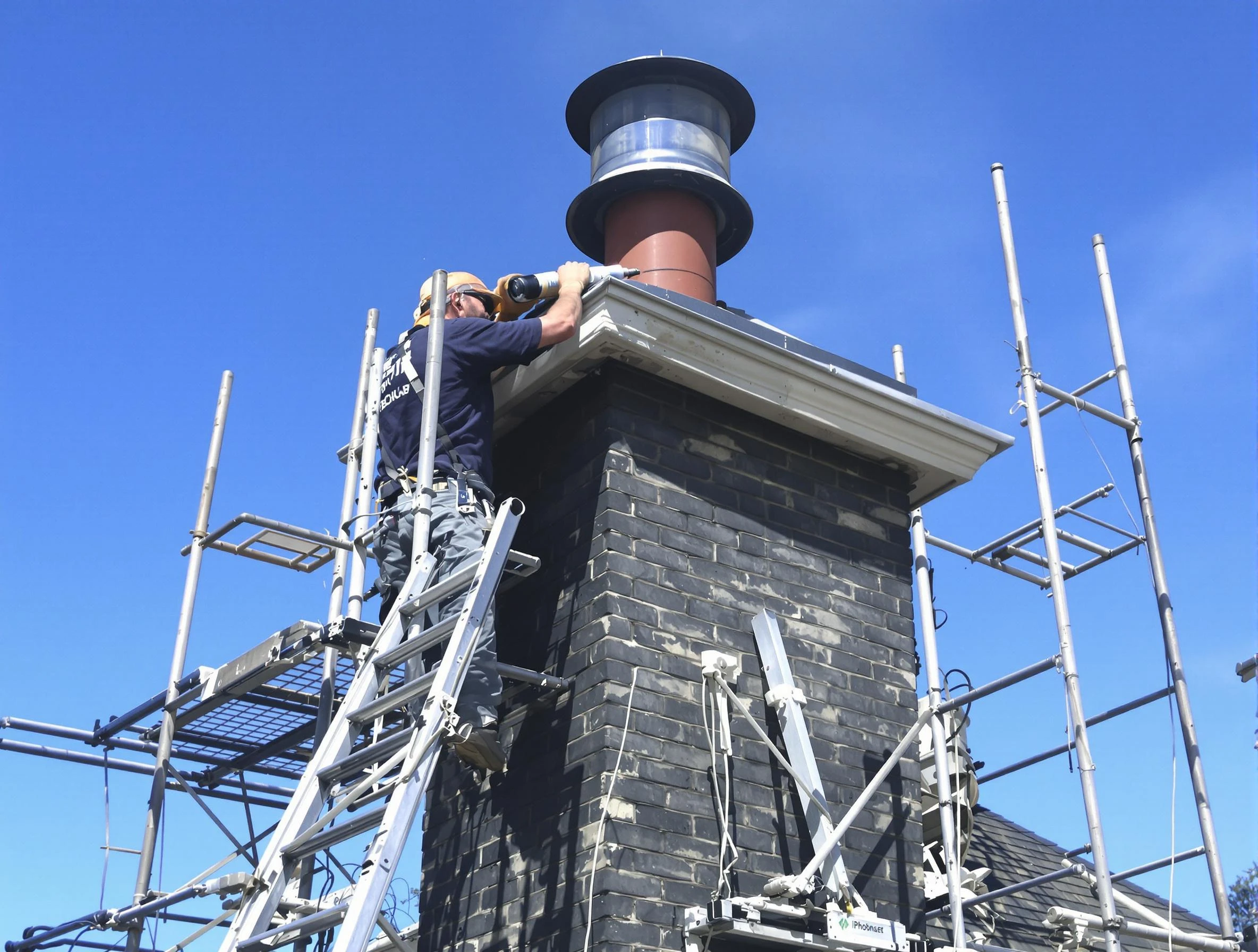 Sturdy chimney crown finished by Wyncote Chimney Sweep in Wyncote, PA