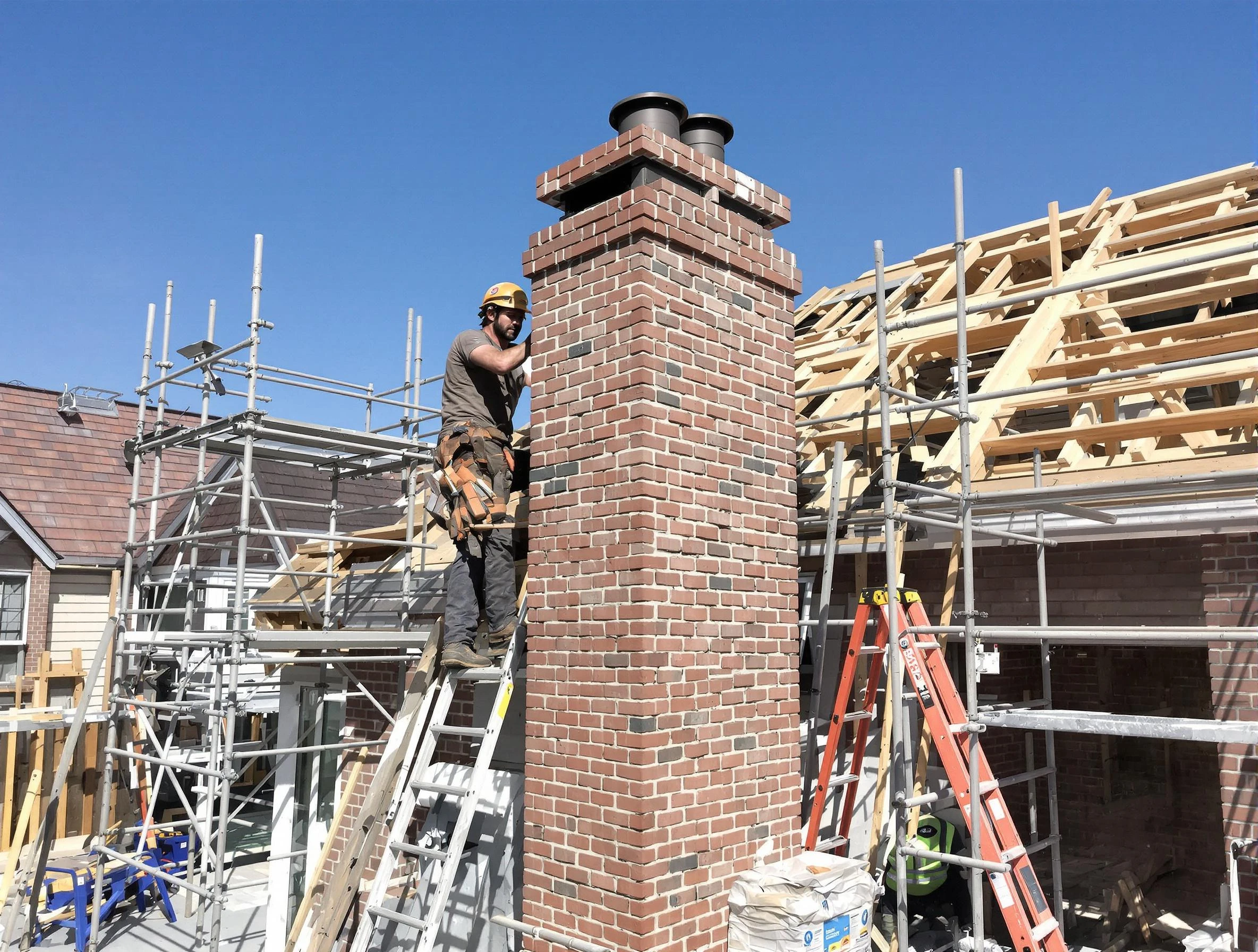 New chimney installation completed by Wyncote Chimney Sweep in Wyncote, PA