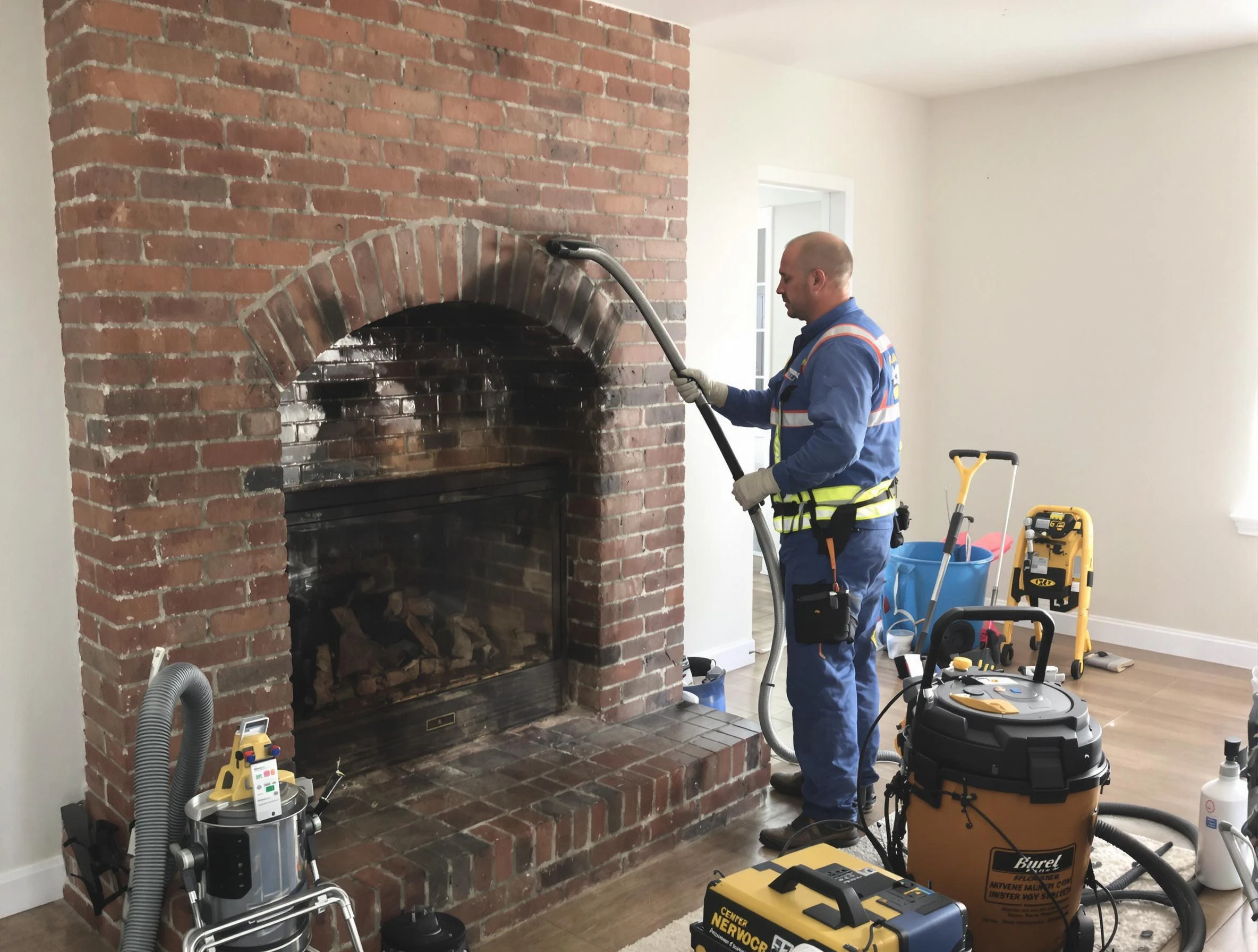 Wyncote Chimney Sweep expert performing detailed chimney sweep in Wyncote, PA