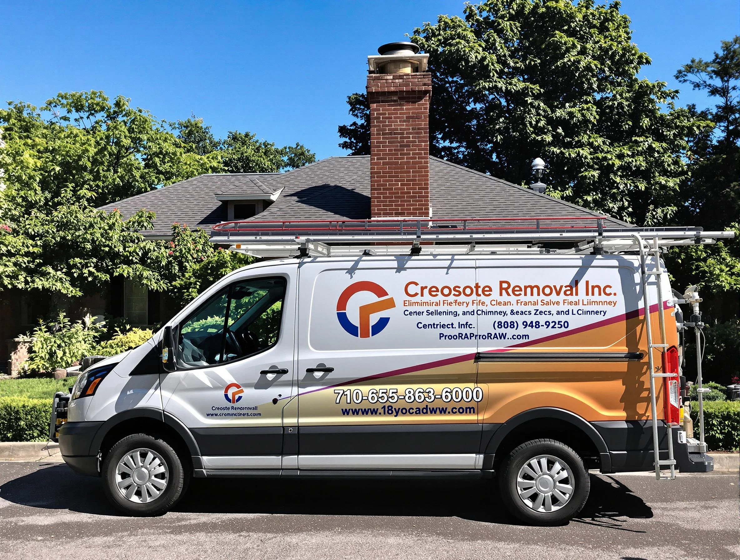 Wyncote Chimney Sweep technician removing creosote safely in Wyncote, PA